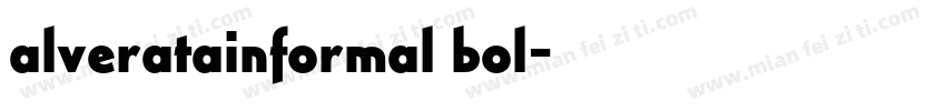alveratainformal bol字体转换